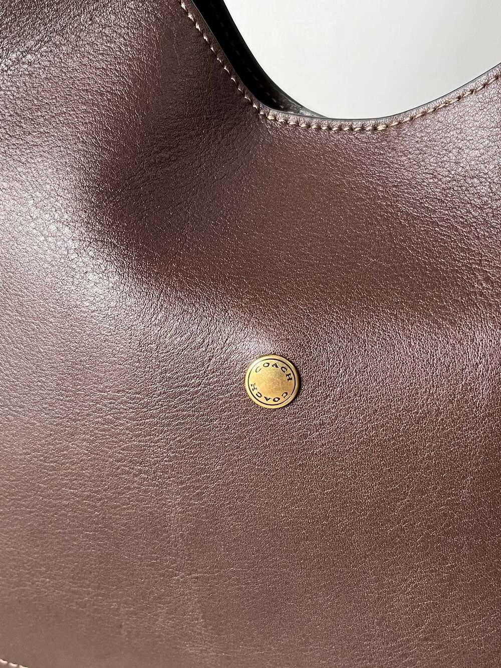 COACH Maple Leather Shoulder Bag - Picture 6 of 9